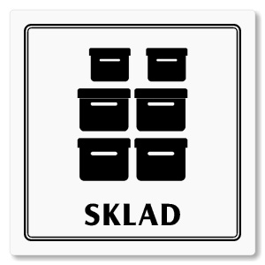 Sklad, 100x100mm, bílá, Utah